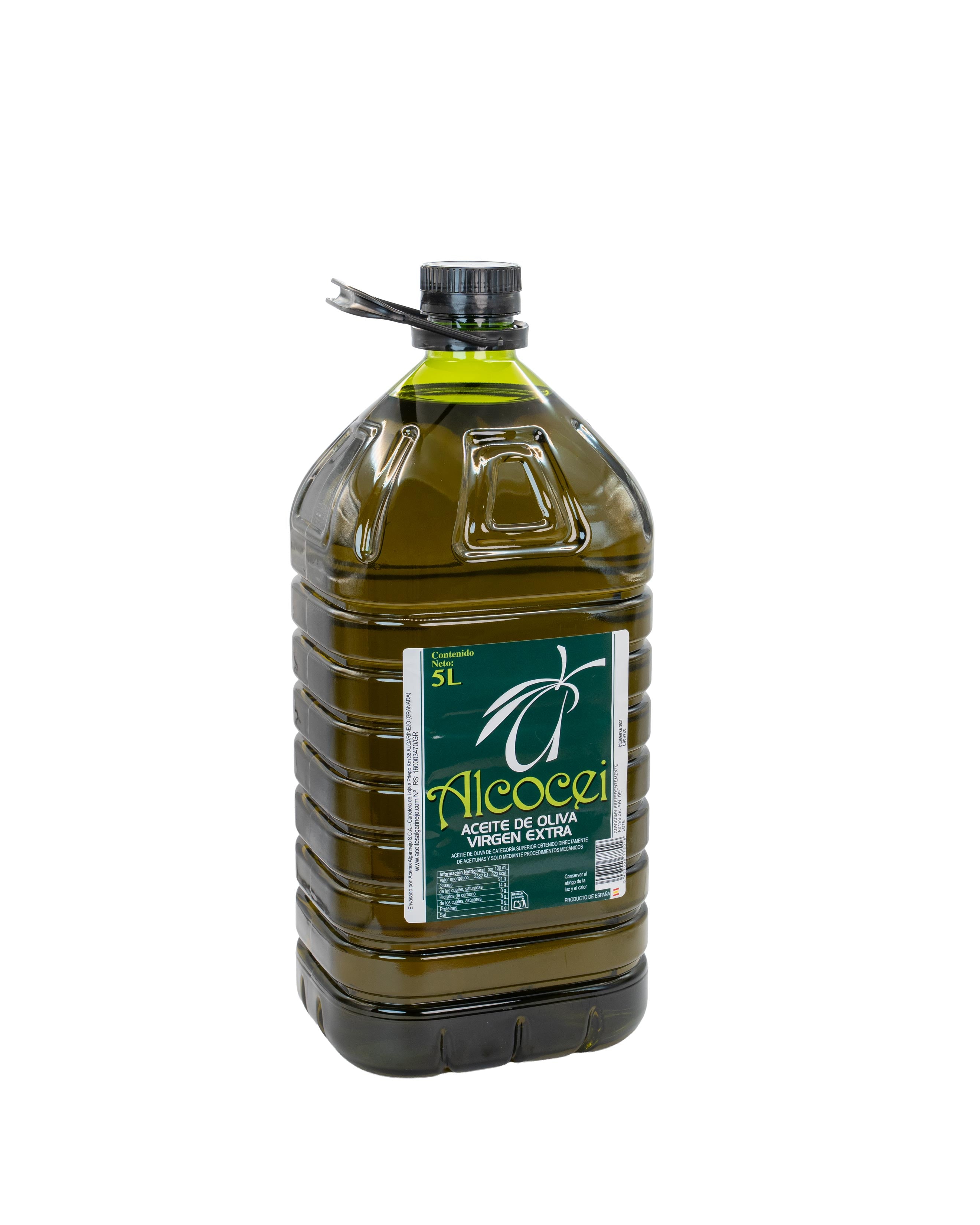 Pack Ahorro Alcocei 5L (x4) - Aceite de Oliva Virgen Extra para Cocina y Frituras