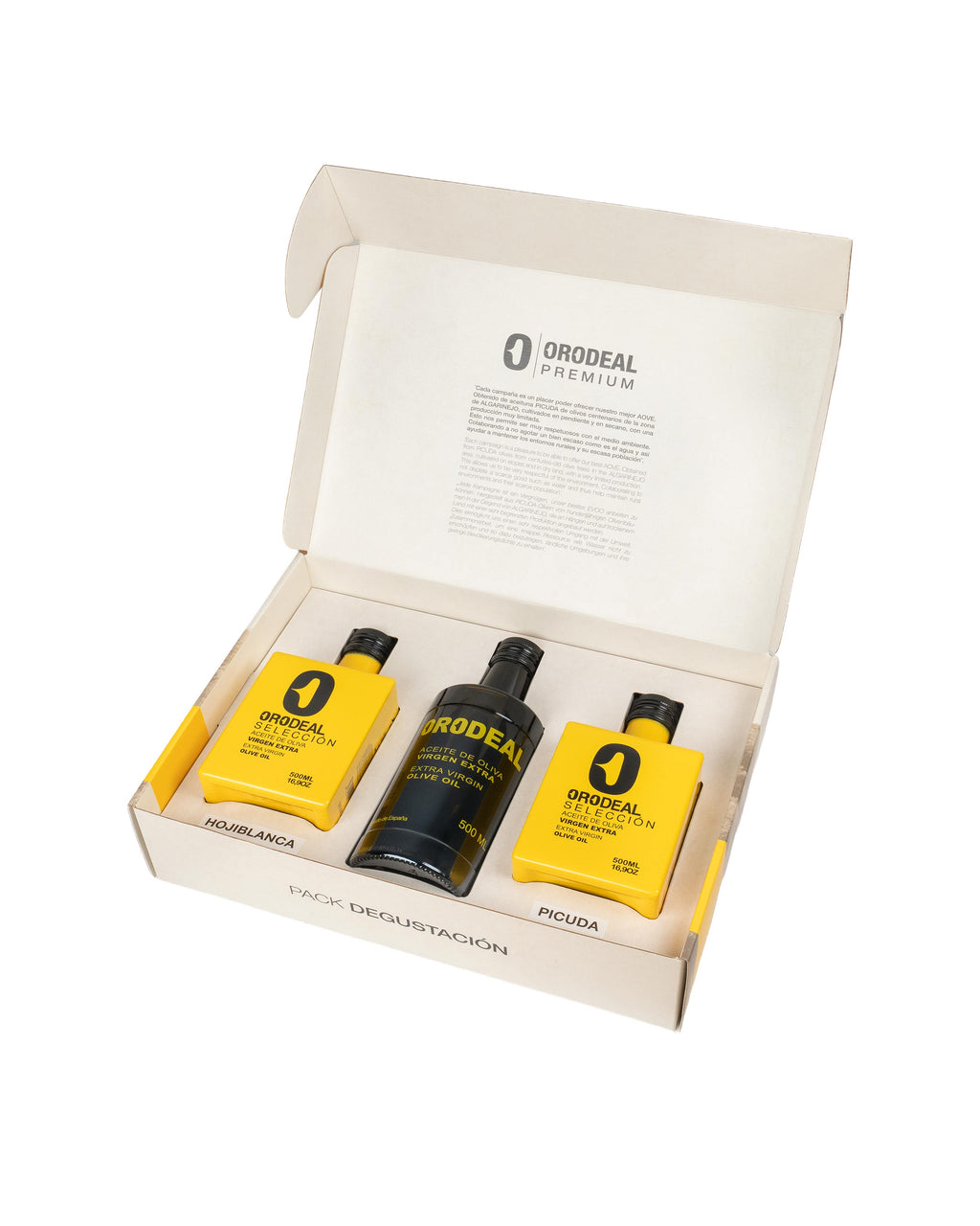 Estuche Cata Orodeal Selección - AOVE Premium Picuda y Hojiblanca (Ideal Regalo)