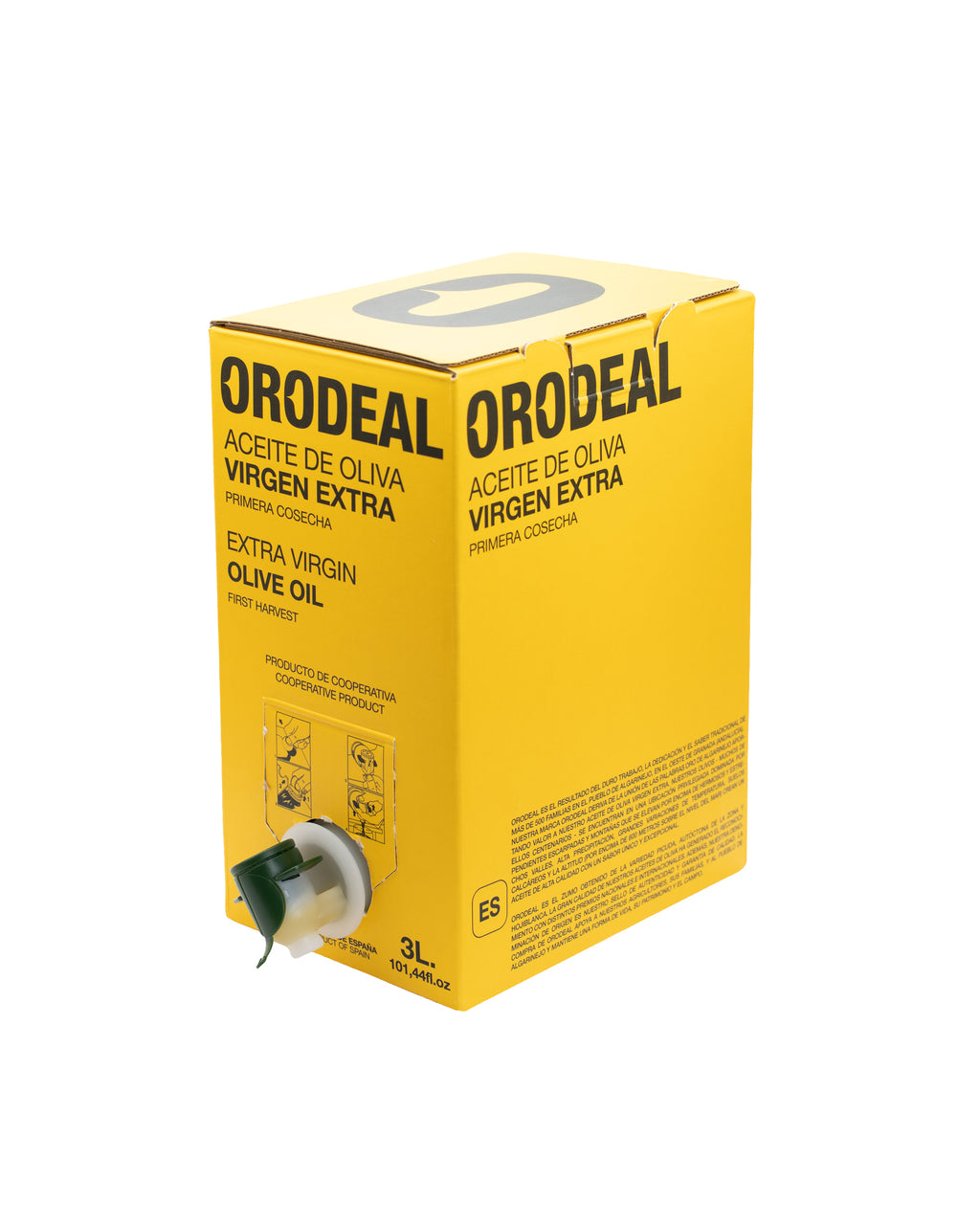 Orodeal Selección 3L Bag in Box - AOVE Premium Envasado al Vacío (Larga Duración)