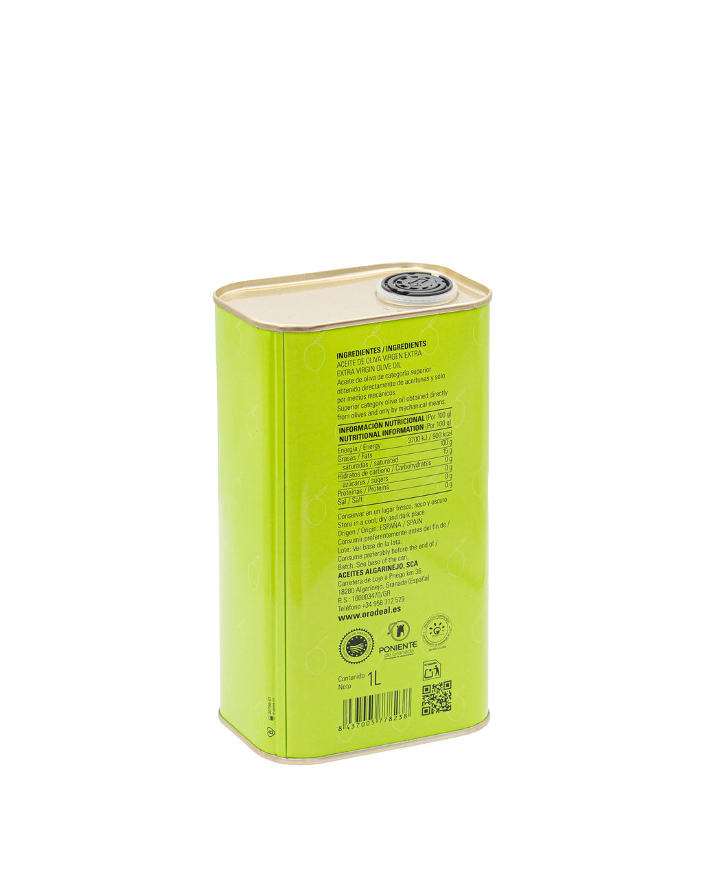 Orodeal Picudo 1L - AOVE Monovarietal Auténtico (Sabor Dulce y Almendrado)