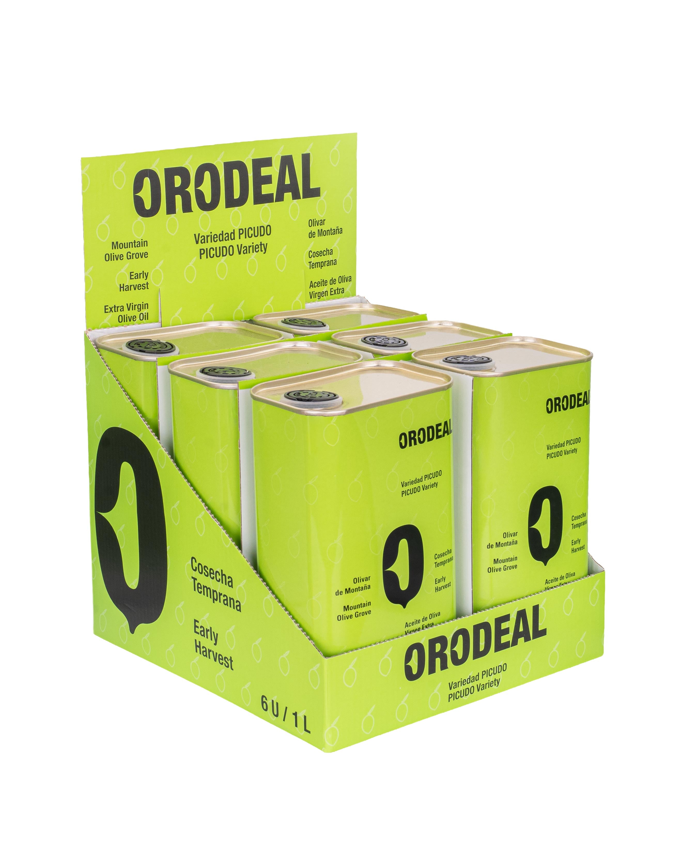 Orodeal Picudo 1L - AOVE Monovarietal Auténtico (Sabor Dulce y Almendrado)