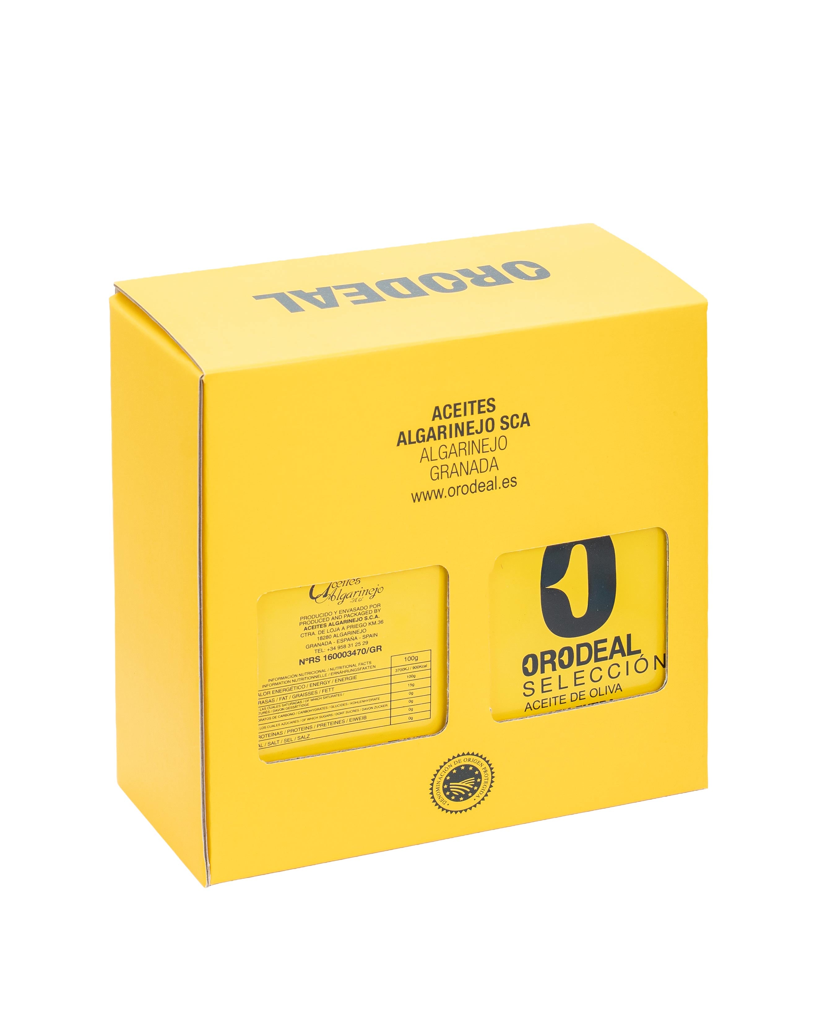 Estuche Regalo Orodeal Selección (2x500ml) - AOVE Premium DO Poniente de Granada